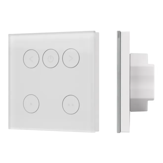 INTELLIGENT ARLIGHT Сенсорная панель SMART-TRIAC-601-11 Белая (230V, 1.5A, TUYA Wi-Fi, 2.4G) (IARL, IP20 Пластик, 5 лет)