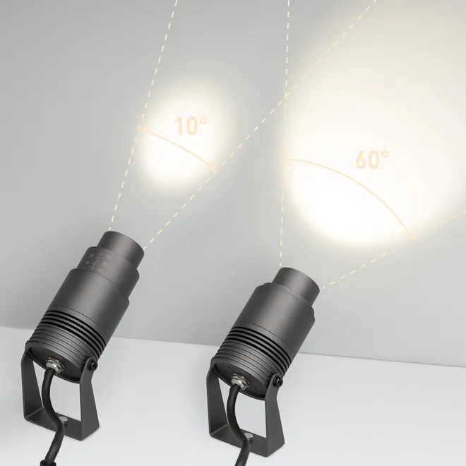 Светильник ALT-RAY-ZOOM-R61-12W Day4000 (DG, 10-60 deg, 230V) (Arlight, IP67 Металл, 3 года)