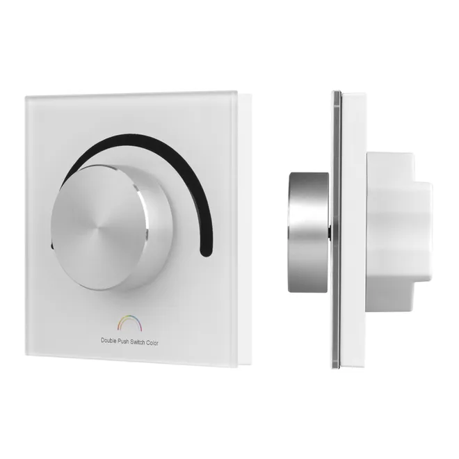 INTELLIGENT ARLIGHT Роторная панель SMART-PWM-103-31-MULTI белый (12-48V, 3x4A, TUYA Wi-Fi, 2.4G) (IARL, IP20 Пластик, 5 лет)