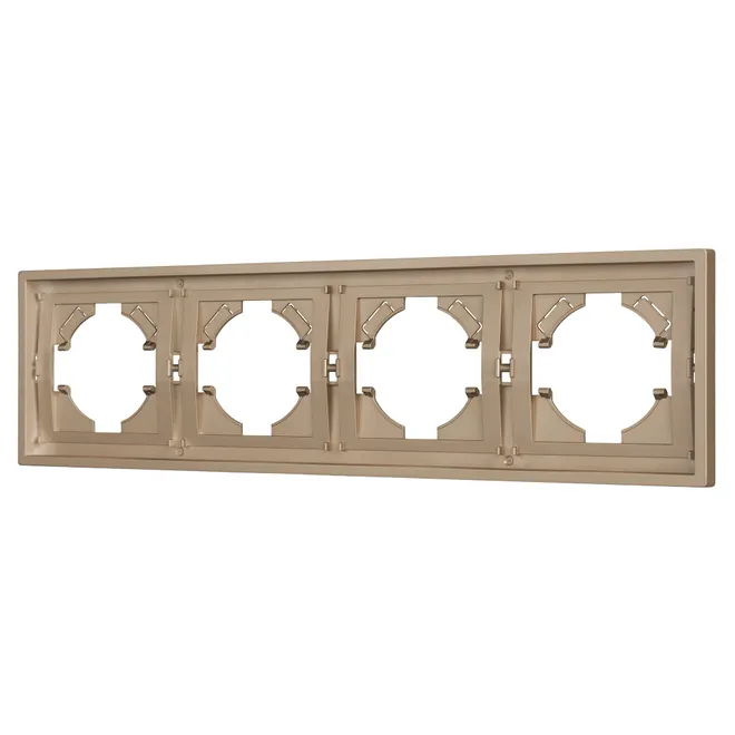 Рамка пластиковая FRM-TENDO-PL-4-GD (Arlight, -)