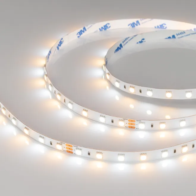 Светодиодная лента RT-B60-10mm 24V White-MIX (14.4 W/m, IP20, 5m) (Arlight, Изменяемая ЦТ)