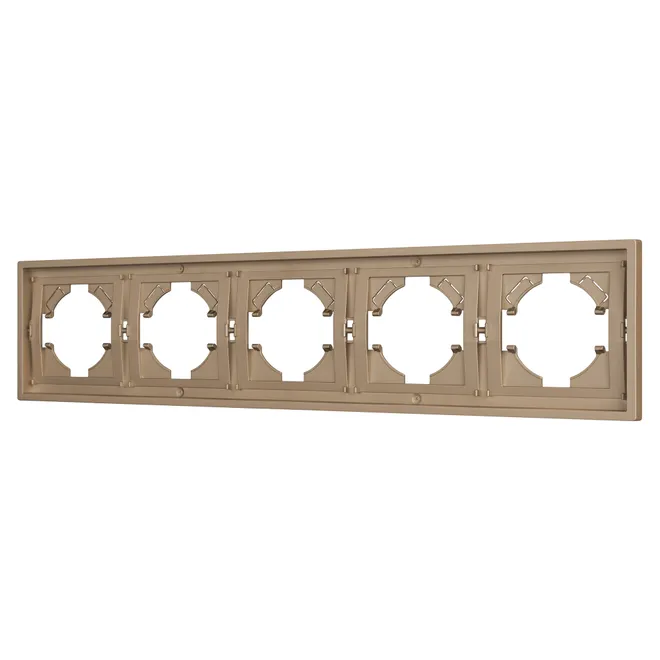 Рамка пластиковая FRM-TENDO-PL-5-GD (Arlight, -)