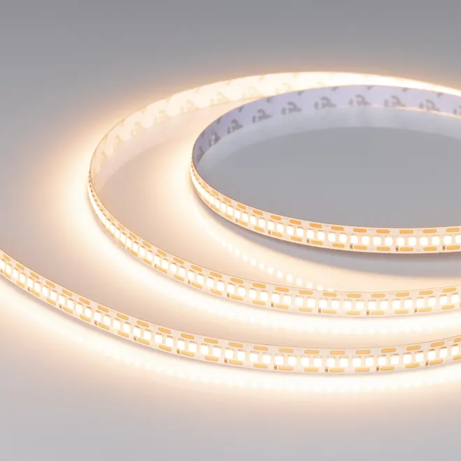 Светодиодная лента FC-A240-10mm 24V Warm3000-CX1 (24 W/m, IP20, 5m) (Arlight, резка 1 светодиод)