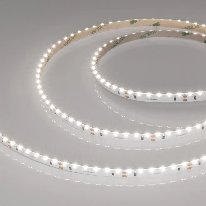 Светодиодная лента RS-S120-8mm 24V Day5000 (9.6 W/m, IP20, 3014, 5m) (Arlight, боковое свечение)